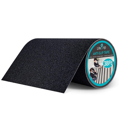 LifeGrip Anti Slip Transparent Anti Slip Tape, 4 inch by 30 feet, Non-Slip Traction Grip Tape to Tubs, Boats, Stairs, Clear, Soft, Comfortable for Bare feet (4" X 30')