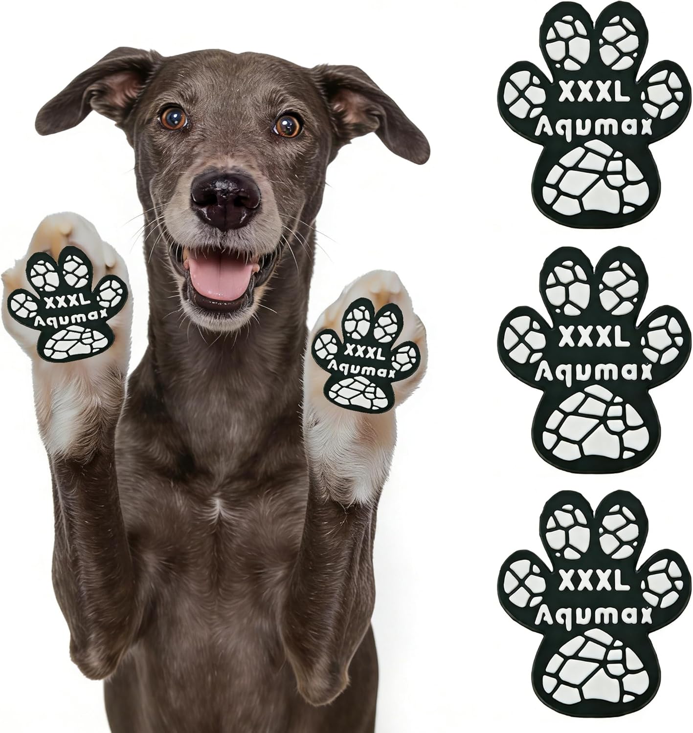 Anti-Slip Dog Paw Pads,Toe Grips for Senior Dogs,Dog Paw Protector Pads for Traction, Dog Shoes Alternative for Hot Pavement, Traction Control on Slippery Hardwood Floors 8 Sets (32 pcs) XL
