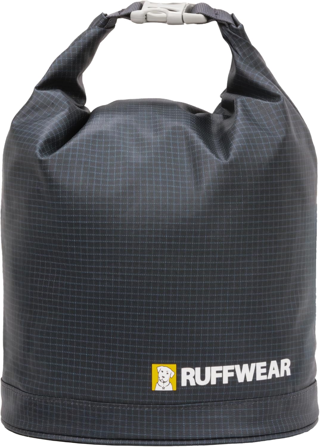 Ruffwear, Kibble Kaddie Dog Food Travel Bag, Roll-Down Closure Storage, Easy-Pour Spout, Compact Waterproof Odor-Sealing Liner with Stash Pocket, 10L/42 Cups, Camping Road Trip Essential, Basalt Gray
