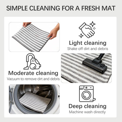 Dog Door Mat for Muddy Paws - Absorbent Quick-Dry Non-Slip Washable Chenille Pet Rug, Indoor Entryway Mat for Front Door & Crate (Brown, 24" L*16" W)