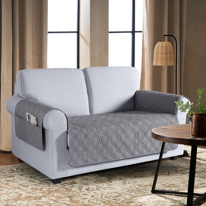 VANSOFY Couch Cover, Waterproof Sofa Covers Washable Slipcover Furniture Protector Couch Seat Covers Non-Slip Couch Cover for Dogs, Pets(Sofa, Dark Gray)