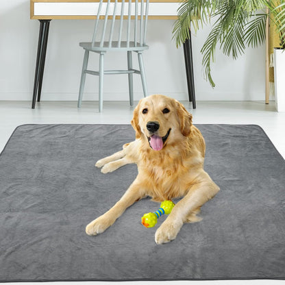 Dog Pee Pad Washable Extra Large, Instant Absorb Thicker Training Pads Non-Slip Pet Playpen Mat, Waterproof Reusable Floor Mat Ideal for Puppy Senior Dog Whelping Incontinence Housebreaking 65x48 Inch