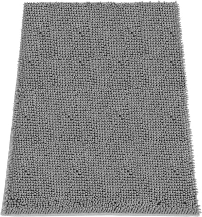 Absorbent Dog Door Mat for Muddy Paws, 60" x 24" Chenille Indoor Mats for Entryway, Trap Dirt Front Door Mat Indoor Entrance Washable Non Slip Soft
