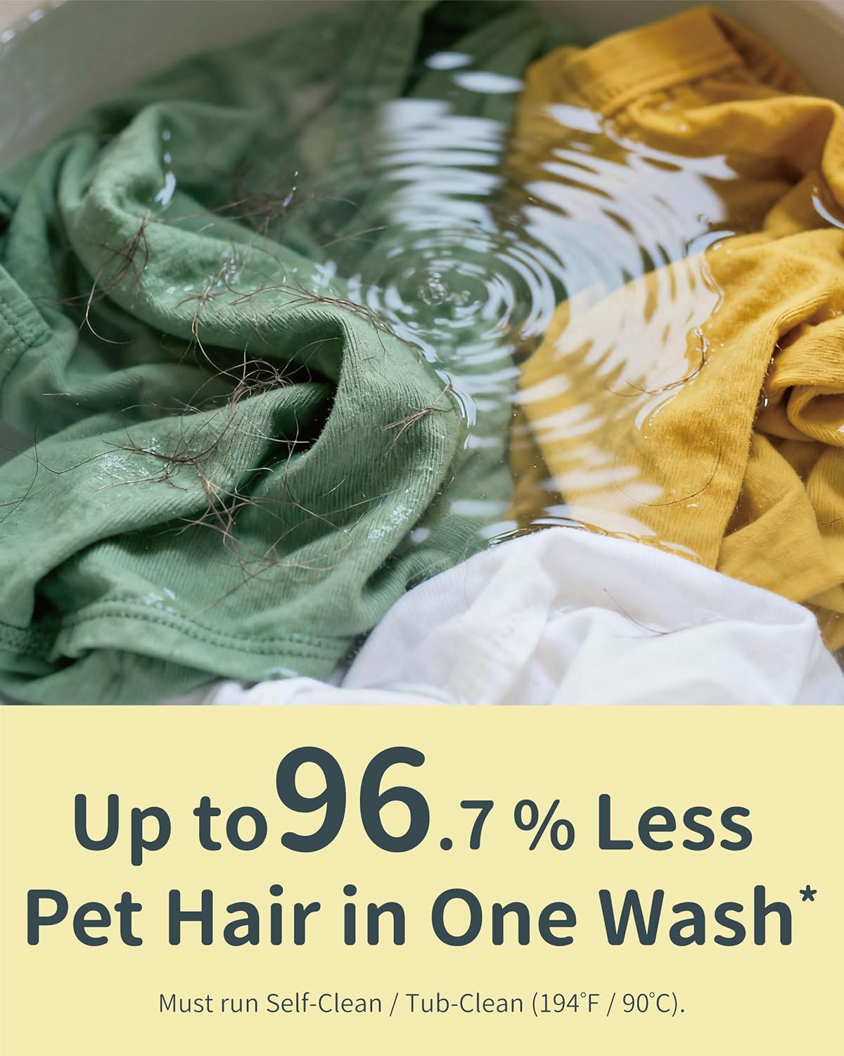 FurGone by Seedshub Pet Hair Odor & Stain Remover for Laundry, Upgraded Higher Hair Dissolution, 6-Month Supply, Based Powder Detergent for Clothes,Effective Dog & Cat Hair Remover,Septic Safe