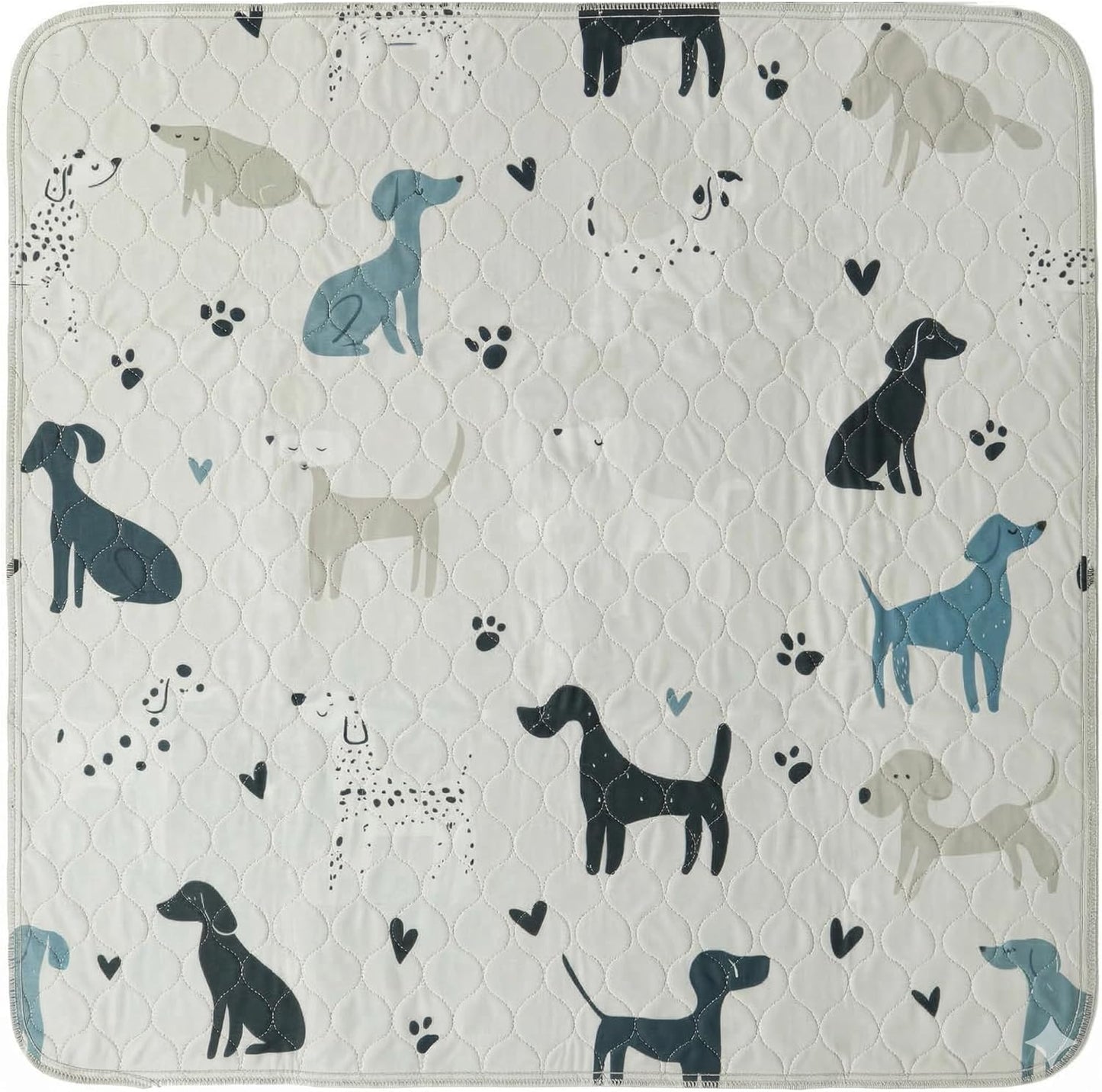 PUPIBOO Washable Pee Pads for Dogs and Cats - Super Absorbent Reusable Puppy Training Pads - 100% Waterproof, Leak-Proof & Non-Slip Whelping Pads for Pet Housebreaking