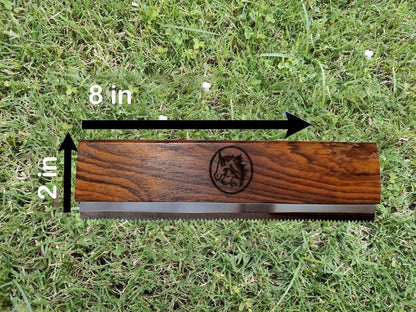 Original Deshedding Grooming Tools for Horse, Cats & Dogs Easy Ergonomic Wooden Handle Professional Brush Grooming Tool, Remove painlessly 95 Percent of Lose Hair Fur & Dirt (5 inch)