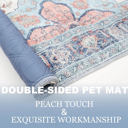 Waterproof Pet Couch Cover Washable, Stylish Reversible Pet Blanket, Soft Sofa Furniture Protector for Dogs Kids Pets.(Gray/Light Gray, 30"x70")