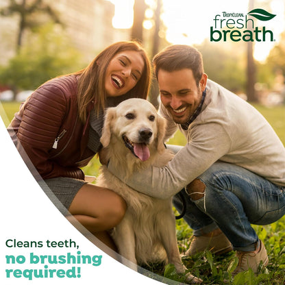 TropiClean Fresh Breath Finger Brushes for Pets, 2 pack -