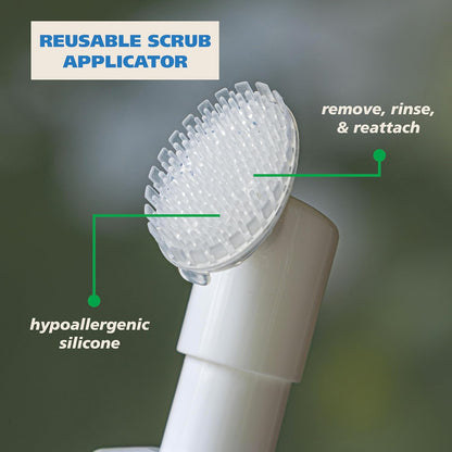 Wahl USA Gentle Foaming Dog Paw Cleaner, No-Rinse Probiotic Formula with Soft Silicone Paw Scrubber Brush, Coconut Lime Verbena Scent, 8 fl oz – Model 3028477