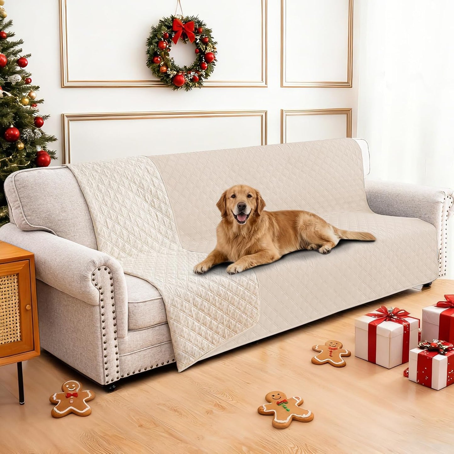 Waterproof Dog Blanket, Non-Slip Soft Pet Bed Cover, Couch Cover for Dogs Washable, Protects Sofa, Furniture, Crate, Car, Tear Resistant Leakproof Pet Blanket (30x70 Inch, Dark Grey)