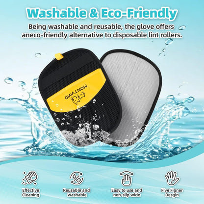 Pet Hair Removal Glove for Dogs & Cats,Resuable Five-Finger Magic Brush,2026 Newly Upgraded Electrostatic Pet Hair Remover Gloves,Pet Hair Remover Tool for Clothes, Bed,Couch, Carpet