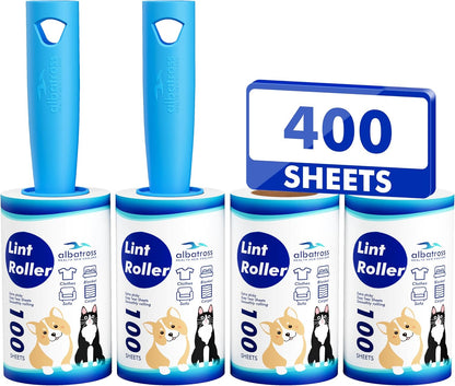 Lint Rollers for Pet Hair Extra Sticky, 800 Sheets Mega Value Set Lint Rollers for Pet Hair Removal, Dog and Cat Lint Remover for Clothes, Furniture, Carpet
