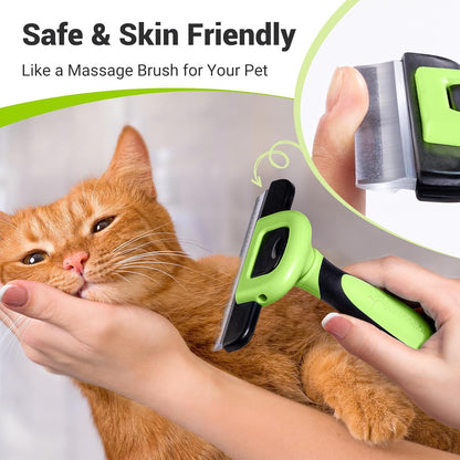 MIU COLOR Pet Grooming Brush, Deshedding Tool for Dogs & Cats, Effectively Reduces Shedding by up to 95% for Short Medium and Long Pet Hair