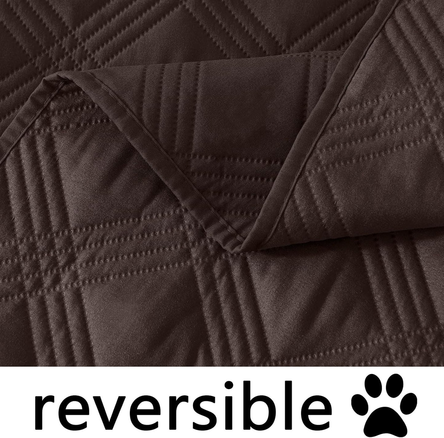 hyha Waterproof Dog Bed Blanket, Soft Pet Blankets, Waterproof Couch Cover for Dogs, Reversible Sofa Covers Washable for Furniture (30x70 Inch, Taupe/Beige)