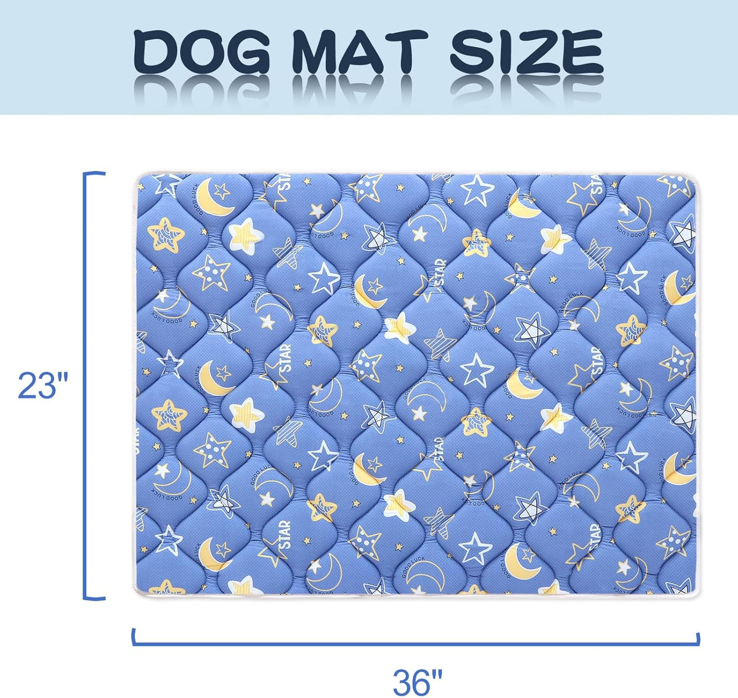 Bubble bear Dog Crate Mat - Ultra Soft, Washable & Anti-Slip Kennel Pad for Small/Medium/Large Dogs, Dark-Hued to Hide Stains (48"x30")