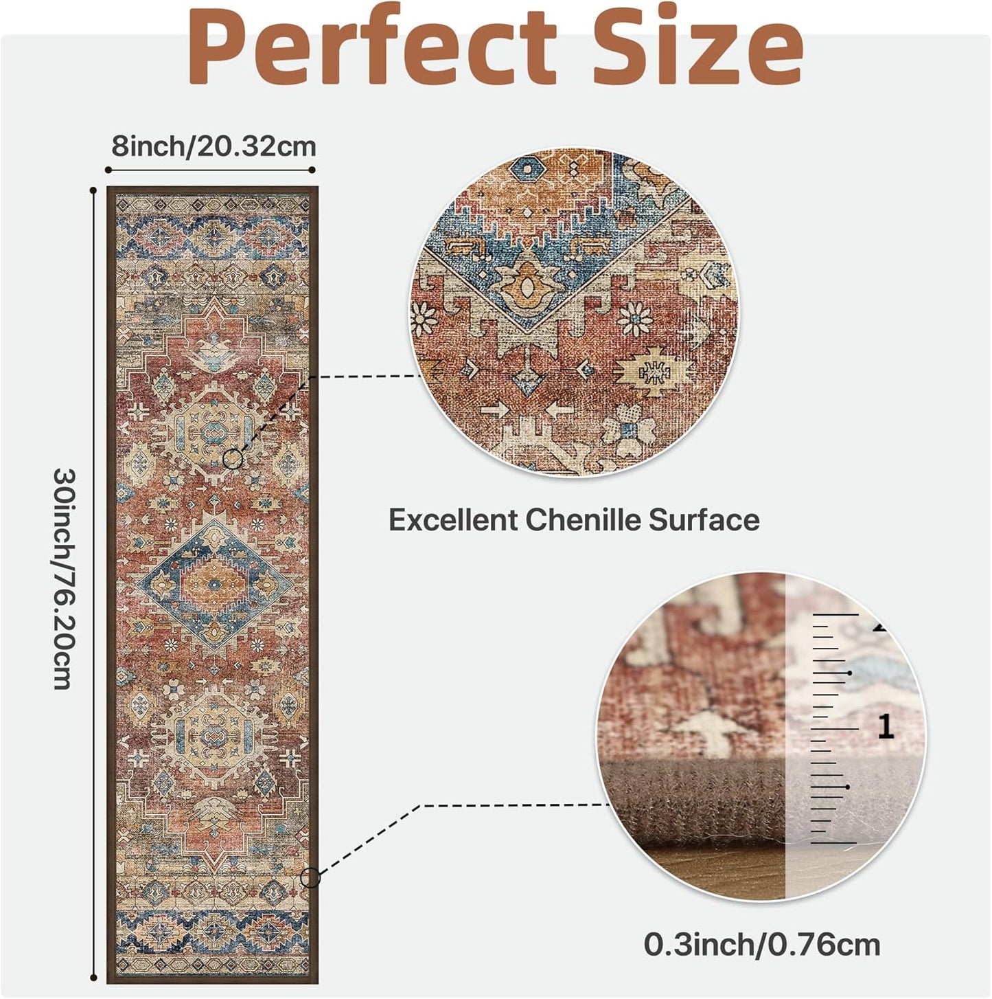 sarben Non Slip Stair Treads for Wooden Steps 15PCS - 8"x30" Indoor Safety Carpet, Edging Mats with TPE Adhesive Backing, Pet and Elderly Friendly Stair Rugs (Taupe) - Colors A