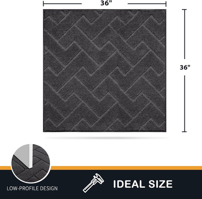 PURRUGS Dirt Trapping Door Mat 20" x 31.5", Non-Slip Machine Washable Entry Rug, Dog Doormat, Indoor Front Door Mat, Super Absorbent Entryway Rug for Muddy Shoes & Paws, Taupe