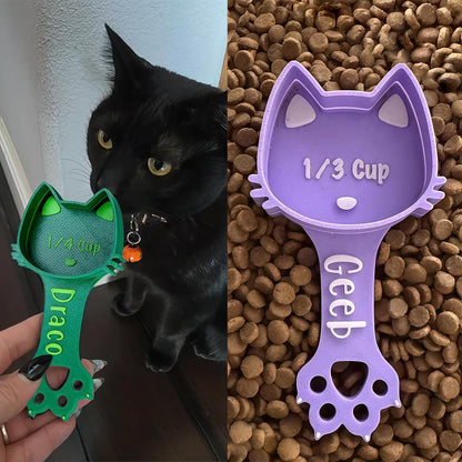 ubjva Personalized Dog Food Scoop Custom Dog Food Measuring Cup with Name Pet Accessories Gifts for Pet Lover