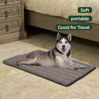 BALANCE Dog Crate Pad, Dog Foam Crate Mat Kennel Pad, Washable Water-Resistant Pet Bed Flat Dogs Cage Mat for Small Dogs