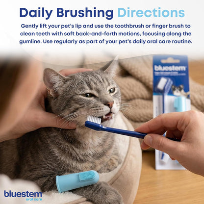 Bluestem Toothbrush and Finger Brush (Brush Set)