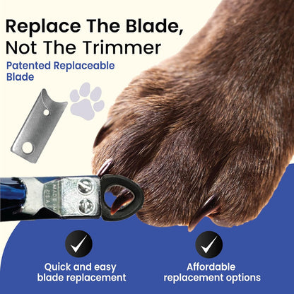 Resco USA-Made Dog Nail Clippers - Professional Guillotine Trimmer for Clean Cuts - Candy Color Series - Replacement Blade System - Fits All Breed Sizes