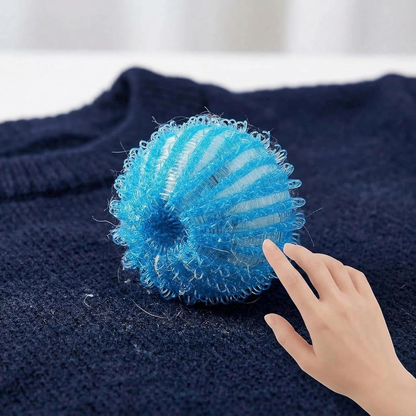 10 Pcs Pet Hair Remover for Laundry, Washing Machine Hair Catcher, Dryer Balls for Clothing Dog Cat Pet Fur Remover (Orange+Blue)
