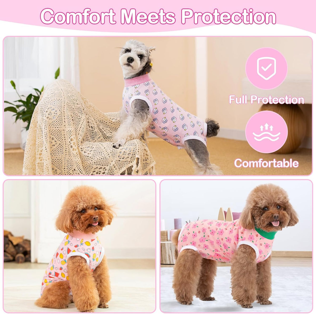 Recovery Suit for Dogs After Surgery Dog Onesie Female Spay Surgical
