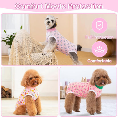 Recovery Suit for Dogs After Surgery Dog Onesie Female Spay Surgical