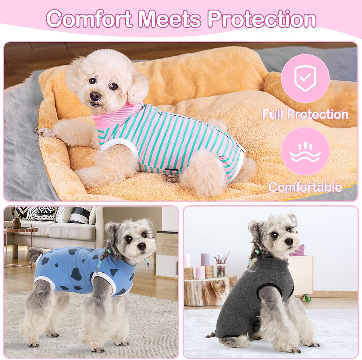 Recovery Suit for Dogs After Surgery Dog Onesie Female Spay Surgical