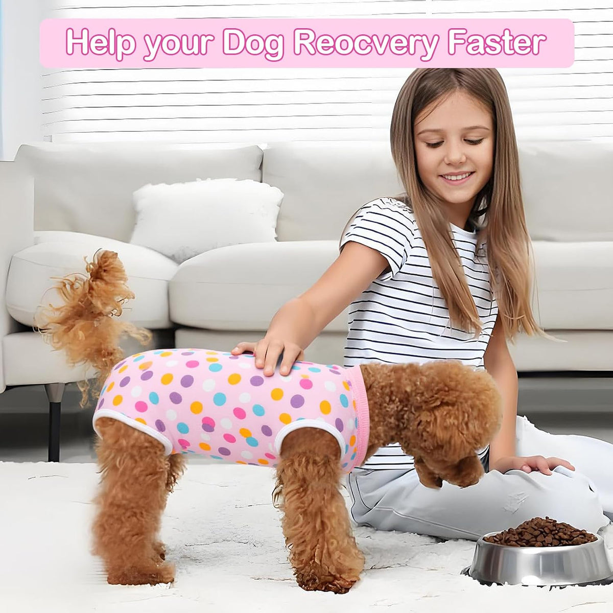 Recovery Suit for Dogs After Surgery Dog Onesie Female Spay Surgical