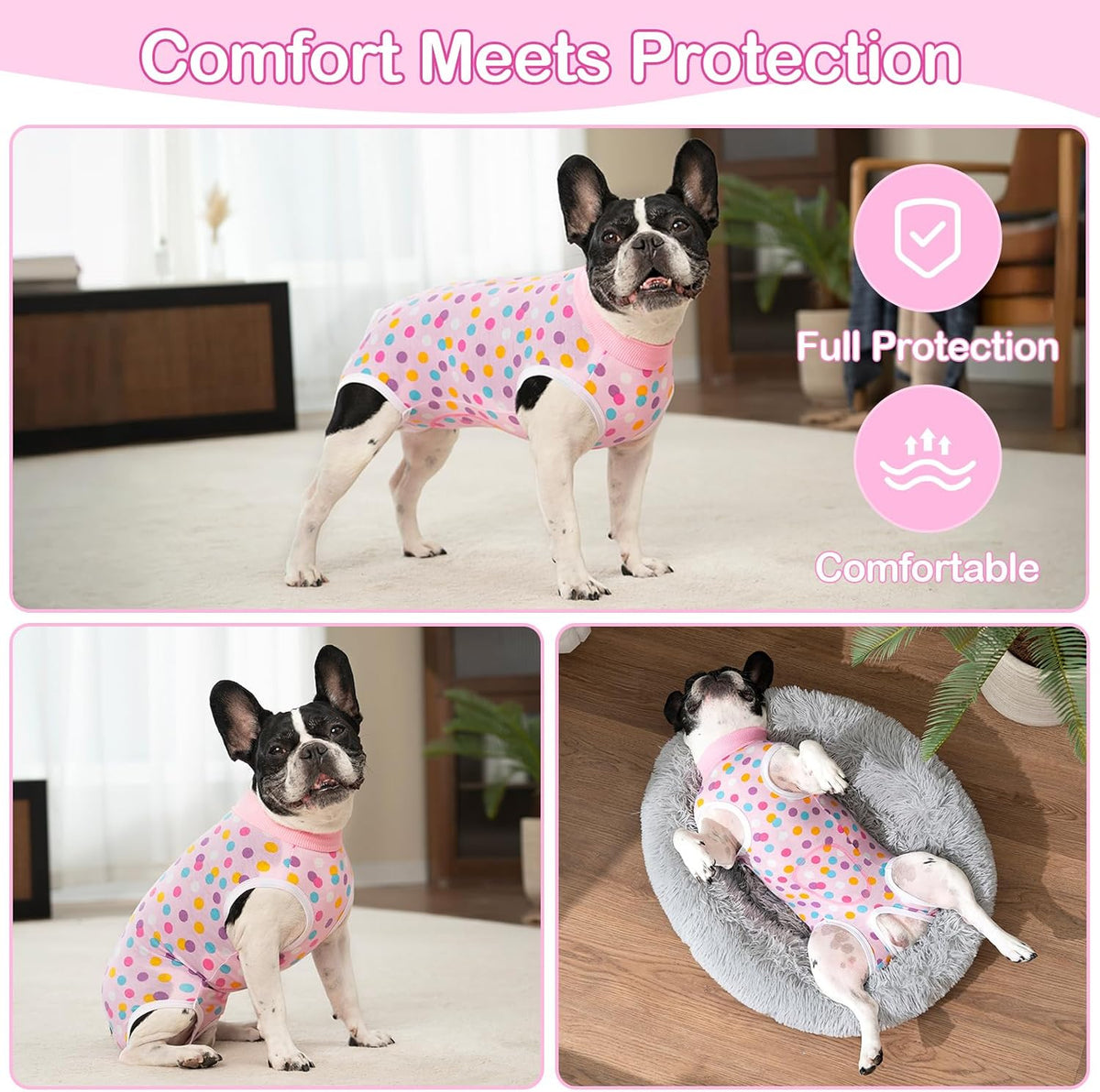 Recovery Suit for Dogs After Surgery Dog Onesie Female Spay Surgical