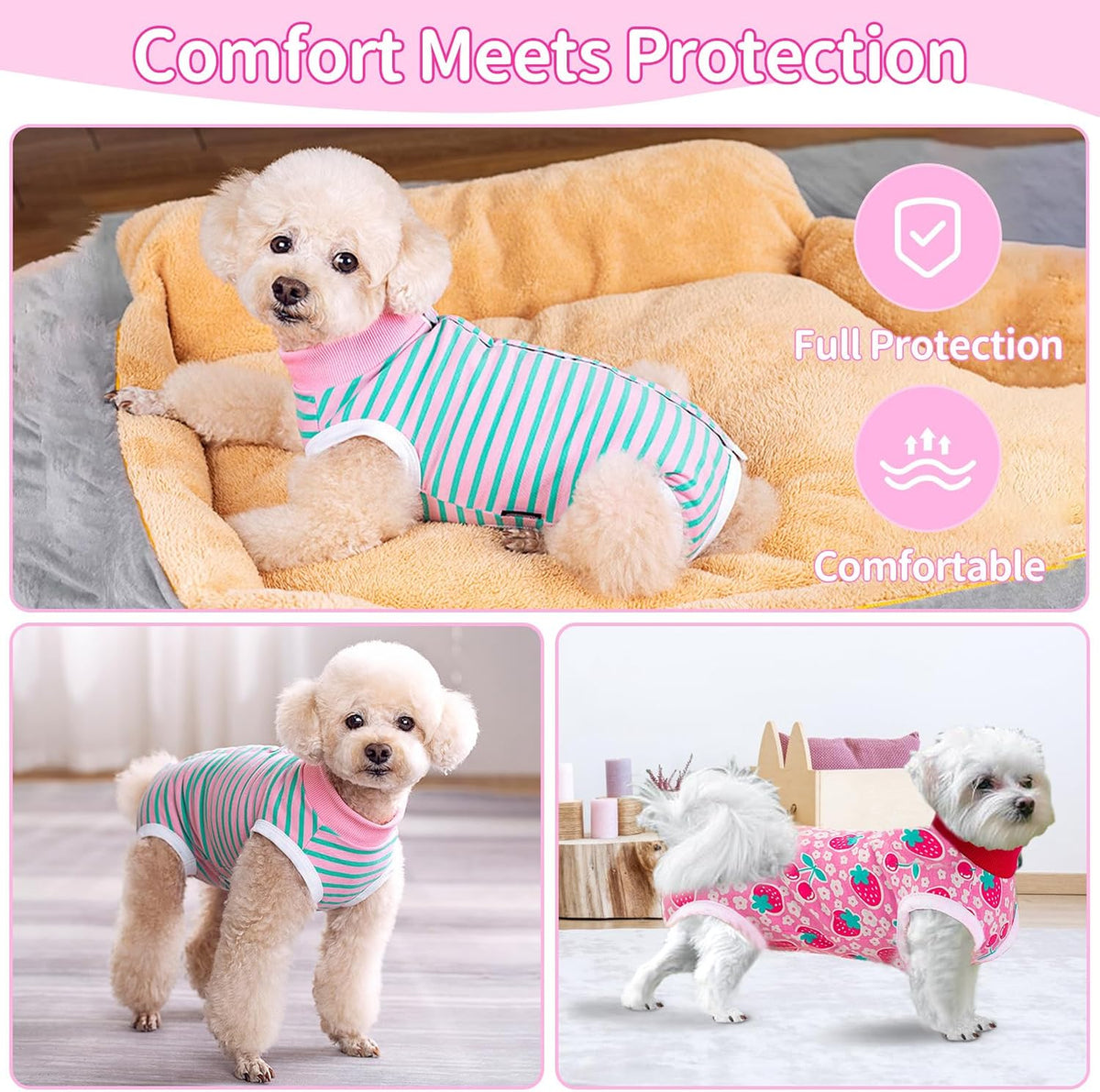 Recovery Suit for Dogs After Surgery Dog Onesie Female Spay Surgical