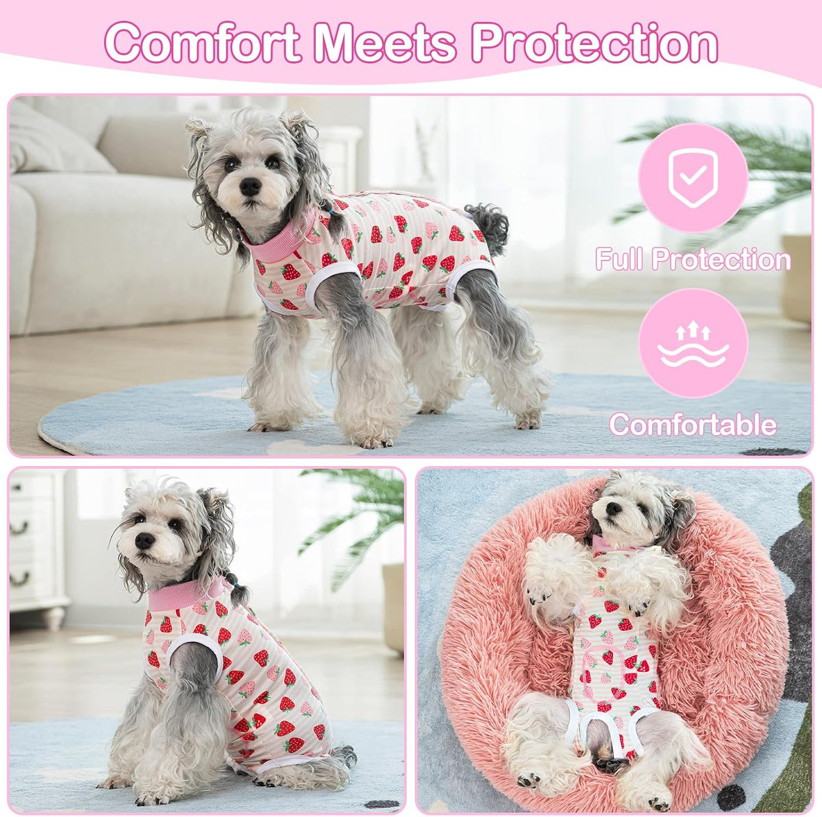 Recovery Suit for Dogs After Surgery Dog Onesie Female Spay Surgical