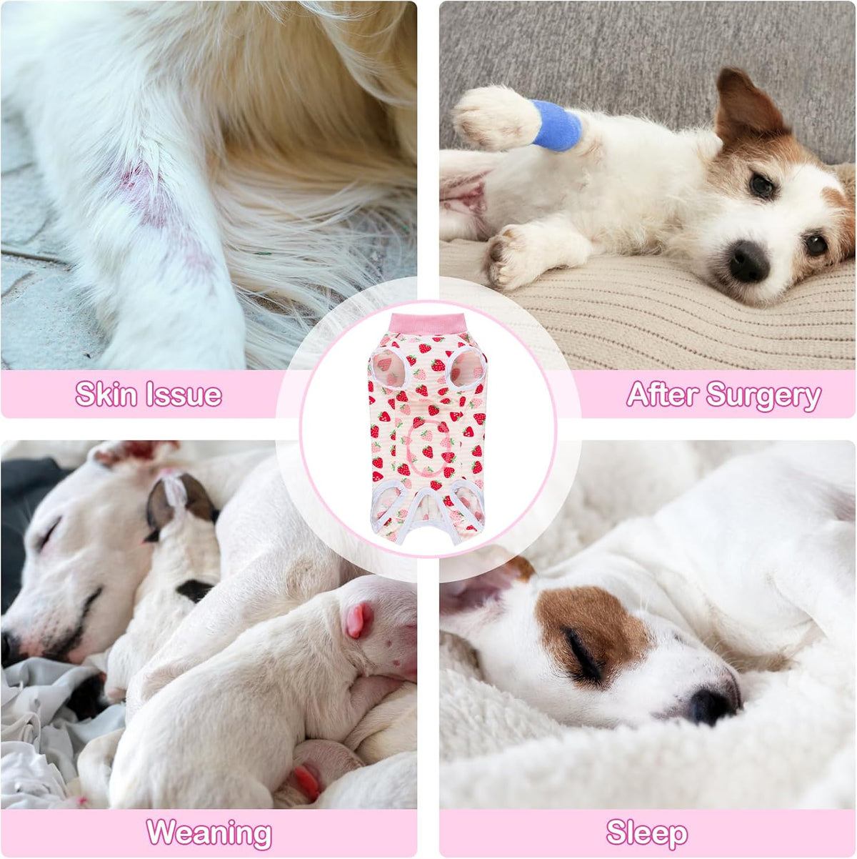 Recovery Suit for Dogs After Surgery Dog Onesie Female Spay Surgical