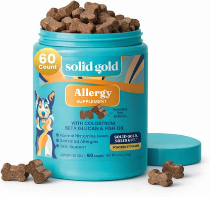 Solid Gold Dog Allergy Chews for Itchy Skin & Immune Support
