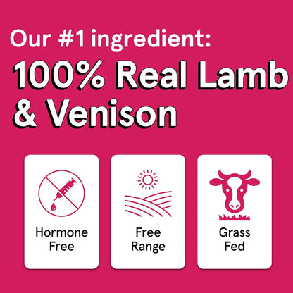 TRMC Real Meat Beef Jerky Dog Treats - 8 Air-Dried Strips of Jerky- Grain-Free Pet Snacks Made up of 95% Free-Range Grass Fed Beef - All-Natural