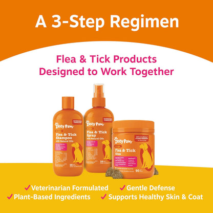 Flea and Tick Spray for Dogs - Kills Fleas, Ticks & Eggs, 16oz