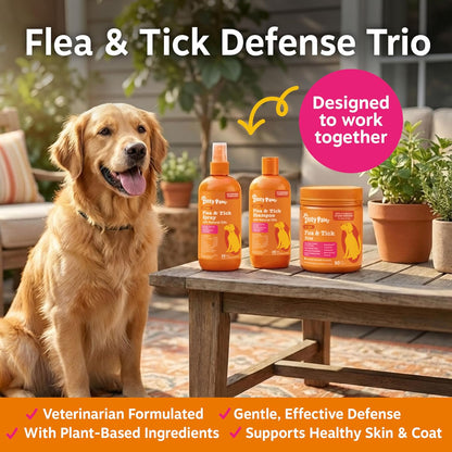 Flea and Tick Spray for Dogs - Kills Fleas, Ticks & Eggs, 16oz