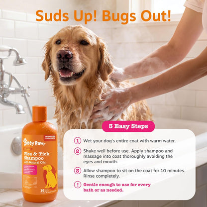 Flea and Tick Spray for Dogs - Kills Fleas, Ticks & Eggs, 16oz