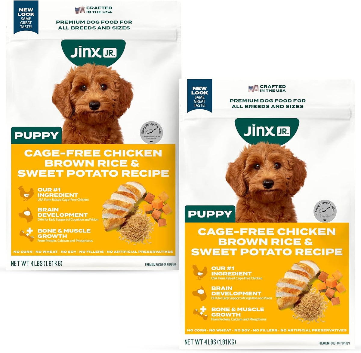 Dry Dog Food - Grass-Fed Beef, Brown Rice & Sweet Potato, 4lb