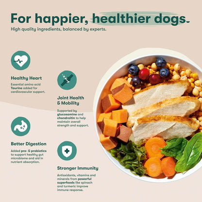 Dry Dog Food - Grass-Fed Beef, Brown Rice & Sweet Potato, 4lb