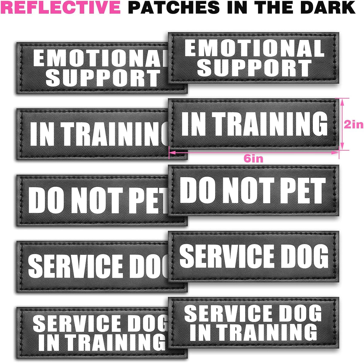 Service Dog Vest Harness for Large Dog, Tactical Working MOLLE Vest with 10 Pet Patches, No Pull Heavy Duty Harness for Training Walking