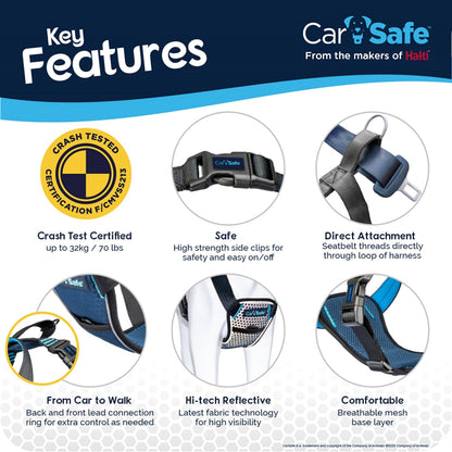 CarSafe Crash Tested Dog Safety Harness | Size M