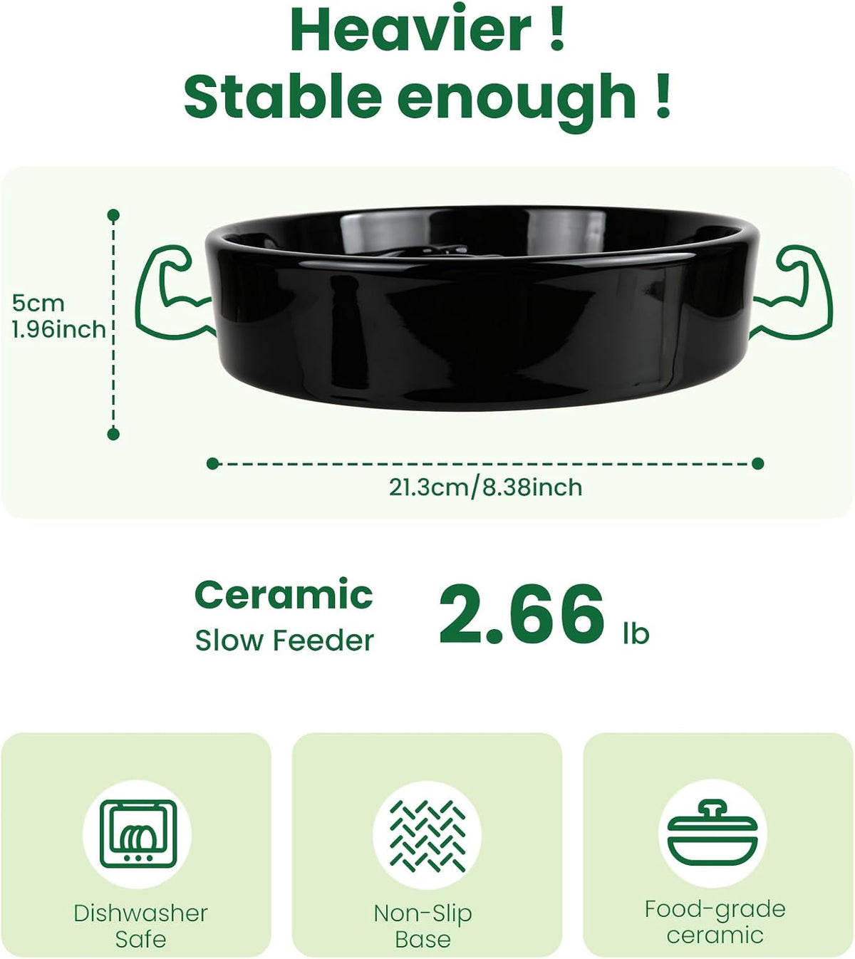 Slow Feeder Dog Bowls Anti-Choking Puzzle Dog Food Bowls Anti-Slip Interactive Feeding Slow Down Eating Bloat Stop Maze Dishes for Medium Breeds, Grey