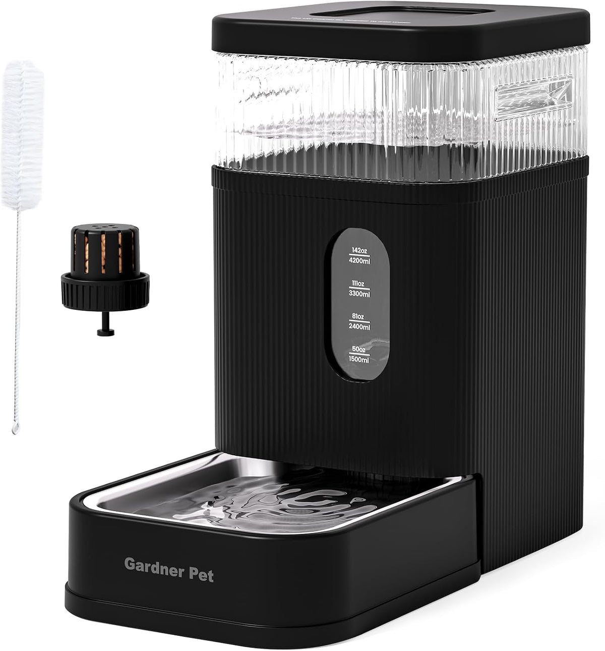 2.2 Gallon Automatic Dog Water Dispenser with Stainless Steel Bowl