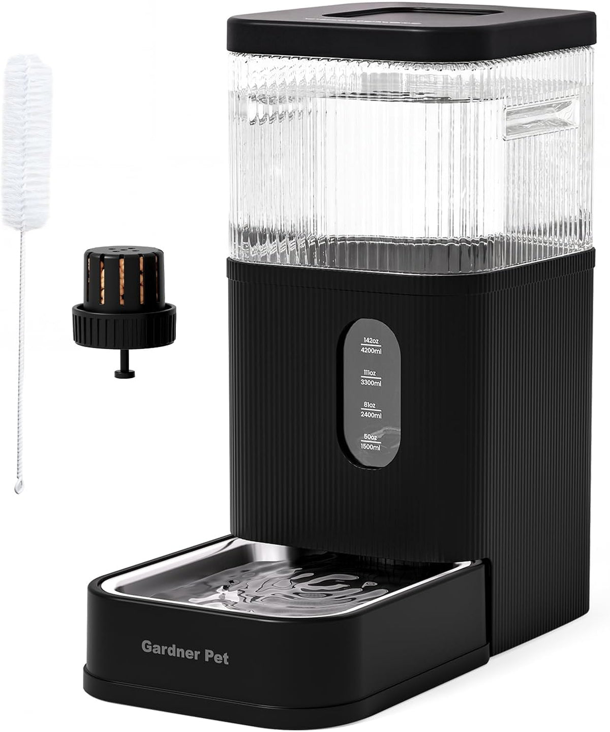 2.2 Gallon Automatic Dog Water Dispenser with Stainless Steel Bowl