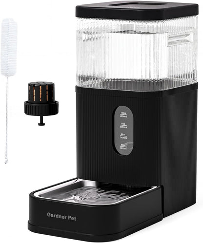2.2 Gallon Automatic Dog Water Dispenser with Stainless Steel Bowl