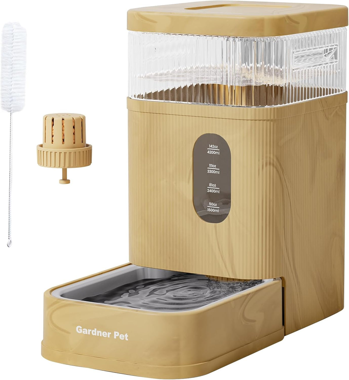 2.2 Gallon Automatic Dog Water Dispenser with Stainless Steel Bowl