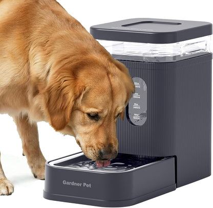 2.2 Gallon Automatic Dog Water Dispenser with Stainless Steel Bowl