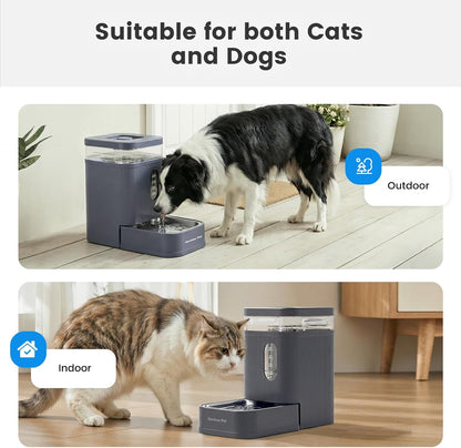 2.2 Gallon Automatic Dog Water Dispenser with Stainless Steel Bowl